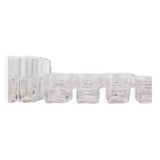 Glass service for 6, 17 pieces Sergio Asti for Arnolfo di Cambio.