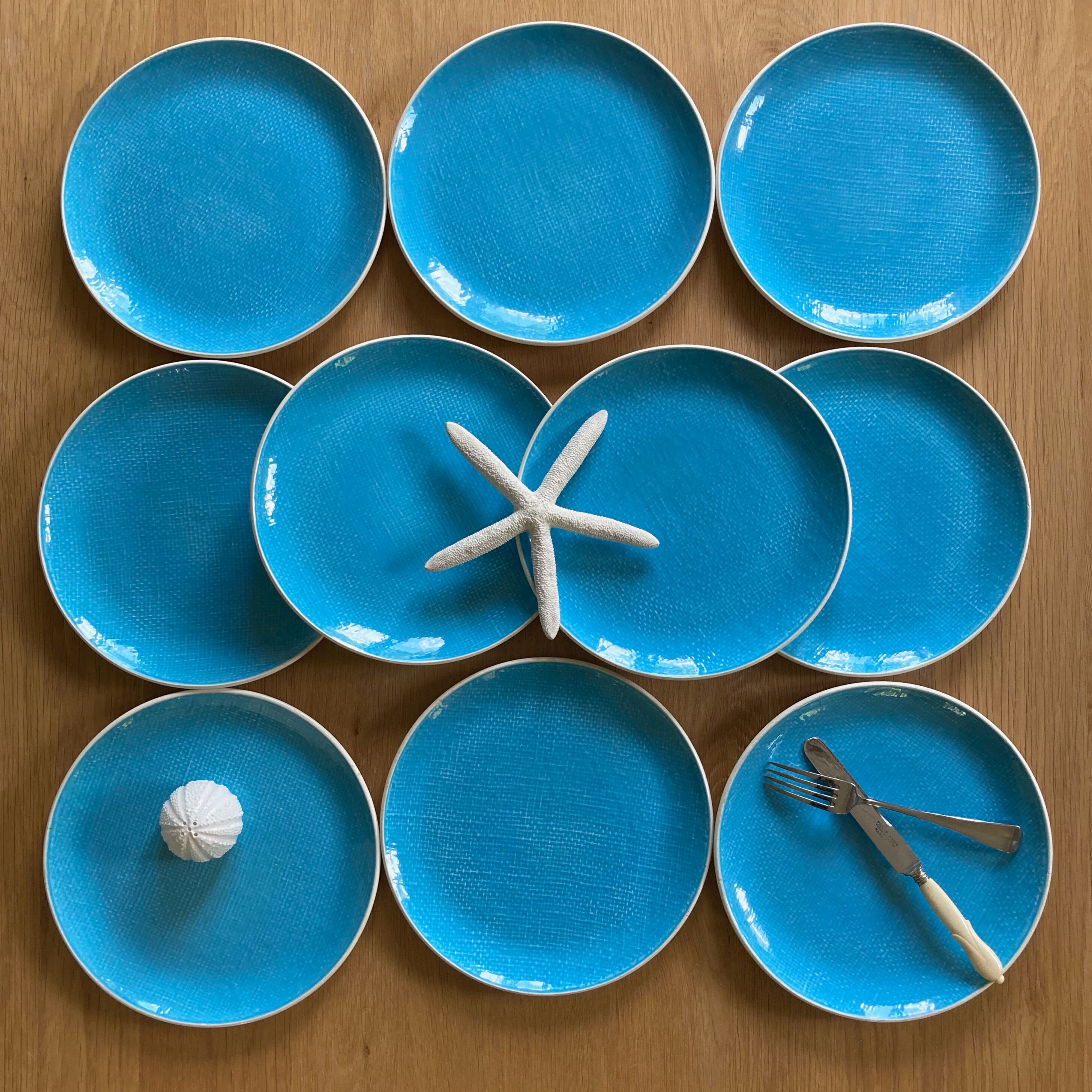 10 Salins Deauville plates