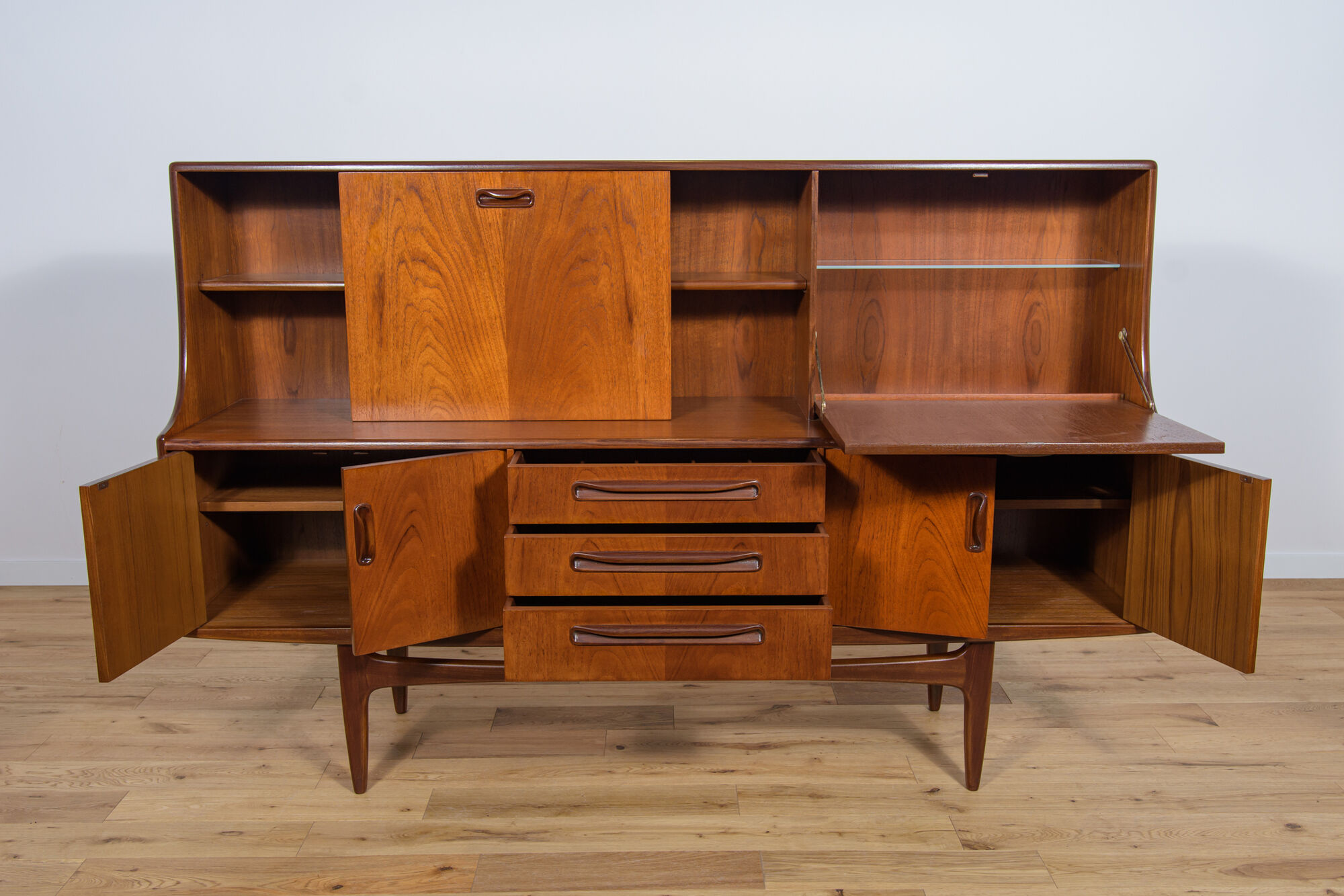 Mid-Century Teak Model Fresco Sideboard by Victor Wilkins for G-Plan , 1960s