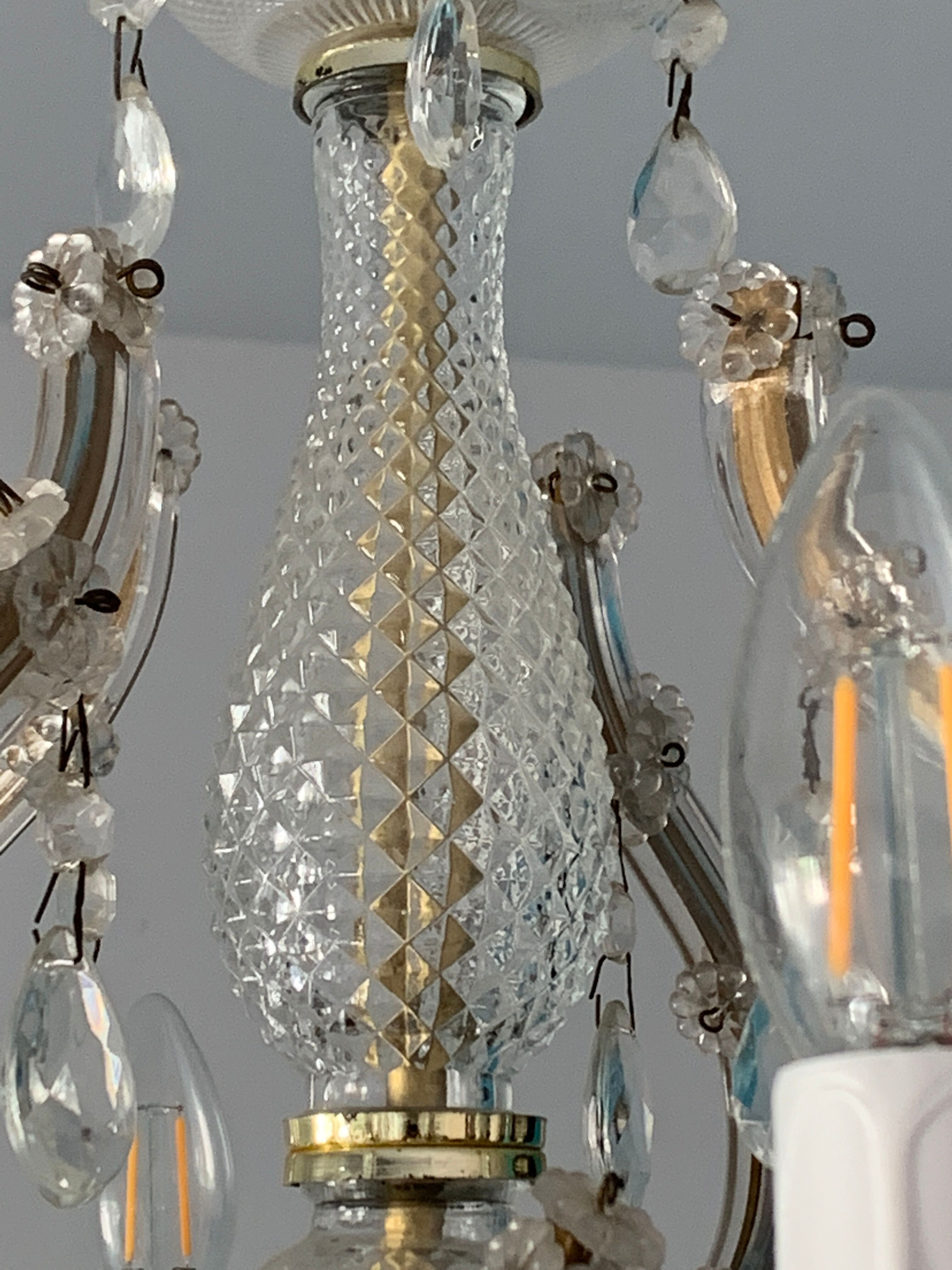 Lustre Marie Thérèse, 8 pampille fires, 1970