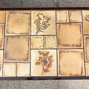 Rectangular herbarium coffee table, vintage 60s