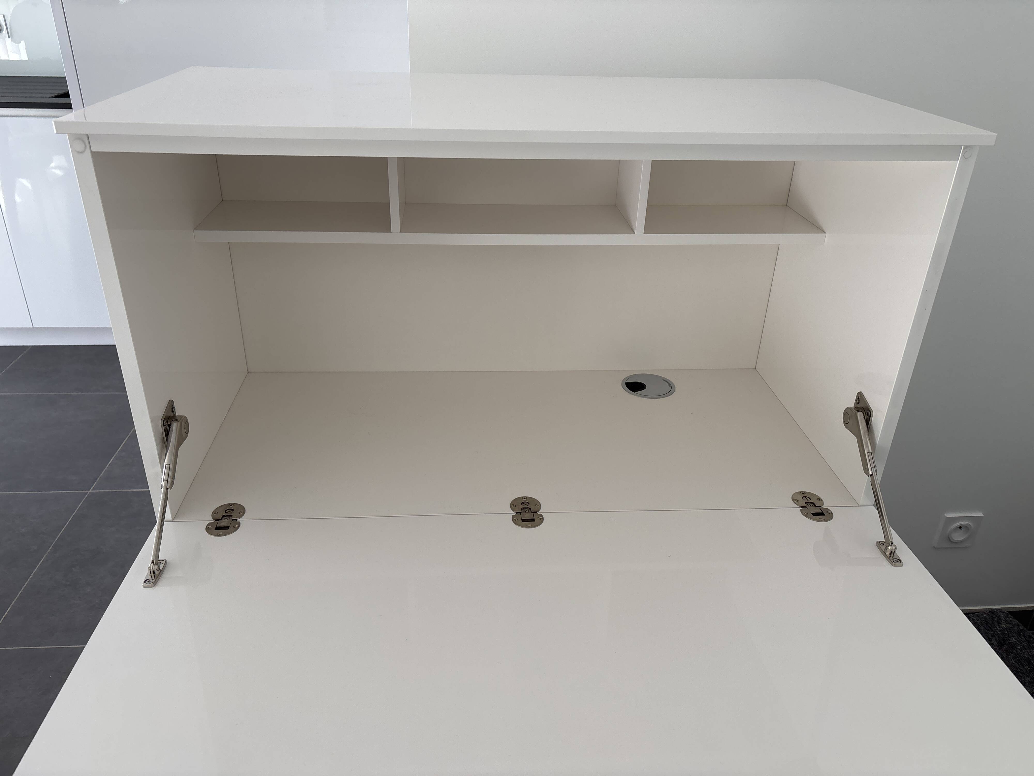 Secrétaire design "Everywhere" blanc laqué – Cinna