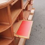 Bibliothèque de notaire vintage