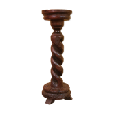 Wood standing ashtray
