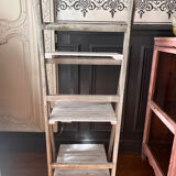 Small workshop scale, Stepladder white patina