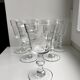 Set of 6 20s moulded glass glasses