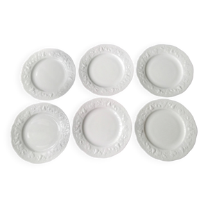 6 Assiettes plates Ph.