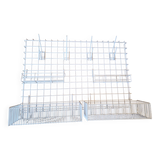 Grille étagère support de rangement mural, déco style 1980