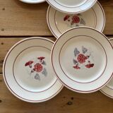 7 antique dinner plates