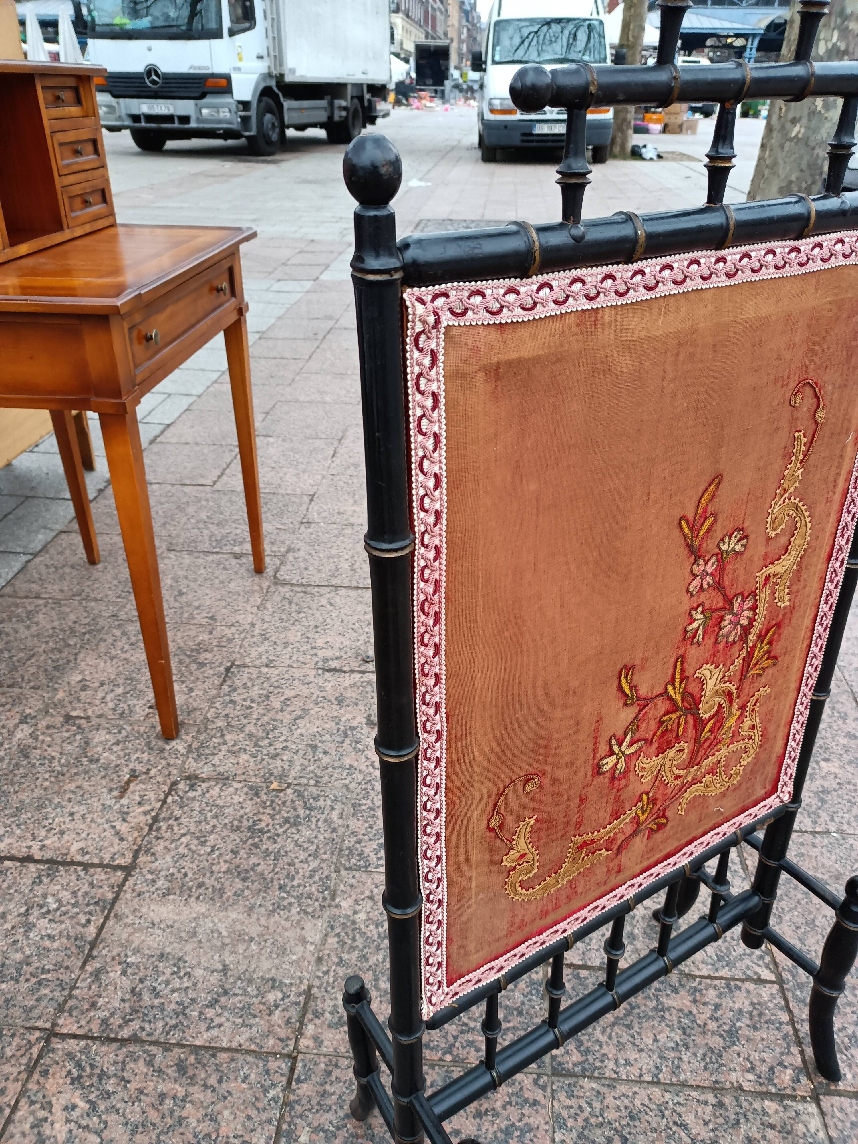 Old blackened wood Napoleon III era