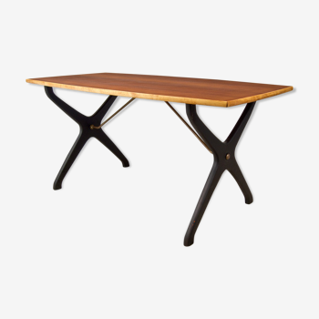 Table basse en teck du milieu du siècle par Karl-Erik Ekselius pour JOC Vetlanda, années 1960