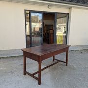 Rustic monastery farmhouse table, antique, 19th century, made of walnut.