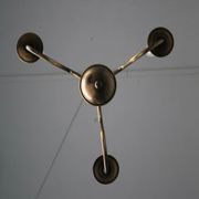 Lustre hollandais en bronze 3 branches