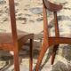 4 vintage scandinavian chairs