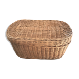 Vintage wicker chest 85 cm
