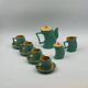 Vintage Memphis Naj Oleari Ceramic Tea Set by Massimo Iosa Ghini - 1980s
