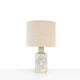 Ceramic table lamp by Desiree Stentoj with ovals