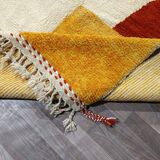 Berber rug natural wool Morocco 3 x 2 m