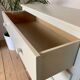 Commode vintage vert menthe