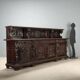 Antique neo-Renaissance walnut buffet, Italy, 19th century