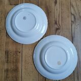 Mismatched vintage soup plates