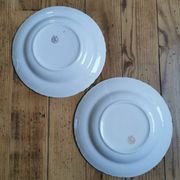 Assiettes creuses vintage dépareillées
