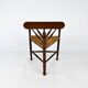 Dutch Antique Oak and Rush Chair, 1930s