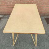 Vintage bamboo wicker rattan table