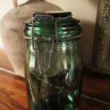 Ideal Green Glass Jar 1L