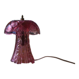 Mushroom lamp in rosaline