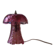 Lampe champignon en rosaline
