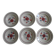 6 Céranord St Amand vintage soup plates 50s