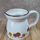 Vintage ceramic coffee pot with tree decoration – country spirit