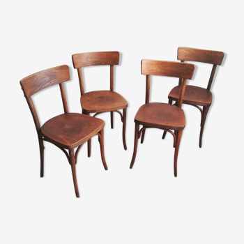 Set de 4 chaises bistrot Thonet