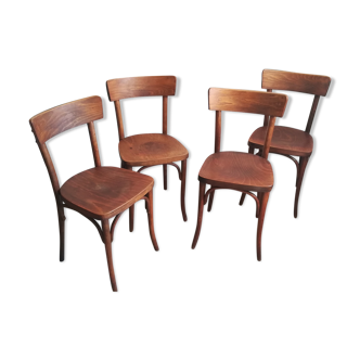 Set de 4 chaises bistrot Thonet