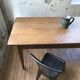 Table de ferme en bois brut
