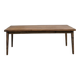 Beech farmhouse table, tapered legs, France, 1970s