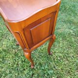 Louis XV style bedside table in cherry wood.