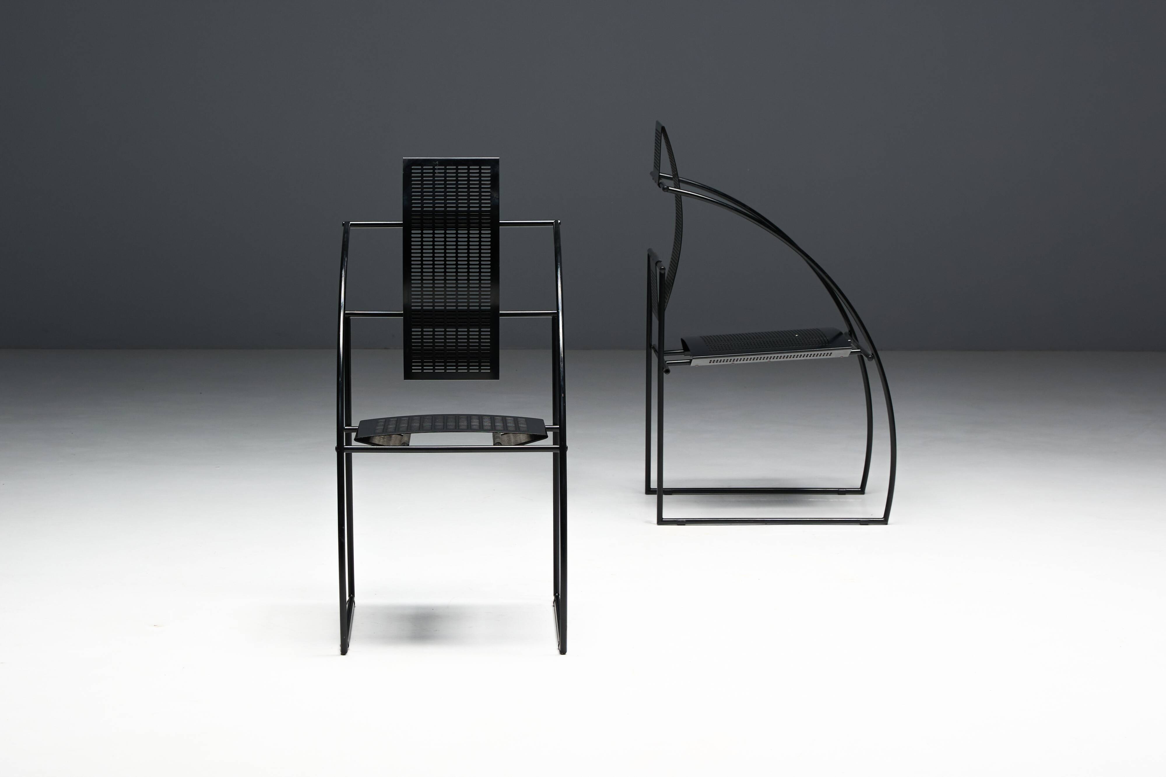 Quinta Chairs by Mario Botta for Alias, Italy, 1980s