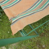 Ancien fauteuil camping vintage