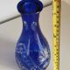 Carafe et 6 verres - verre taillé