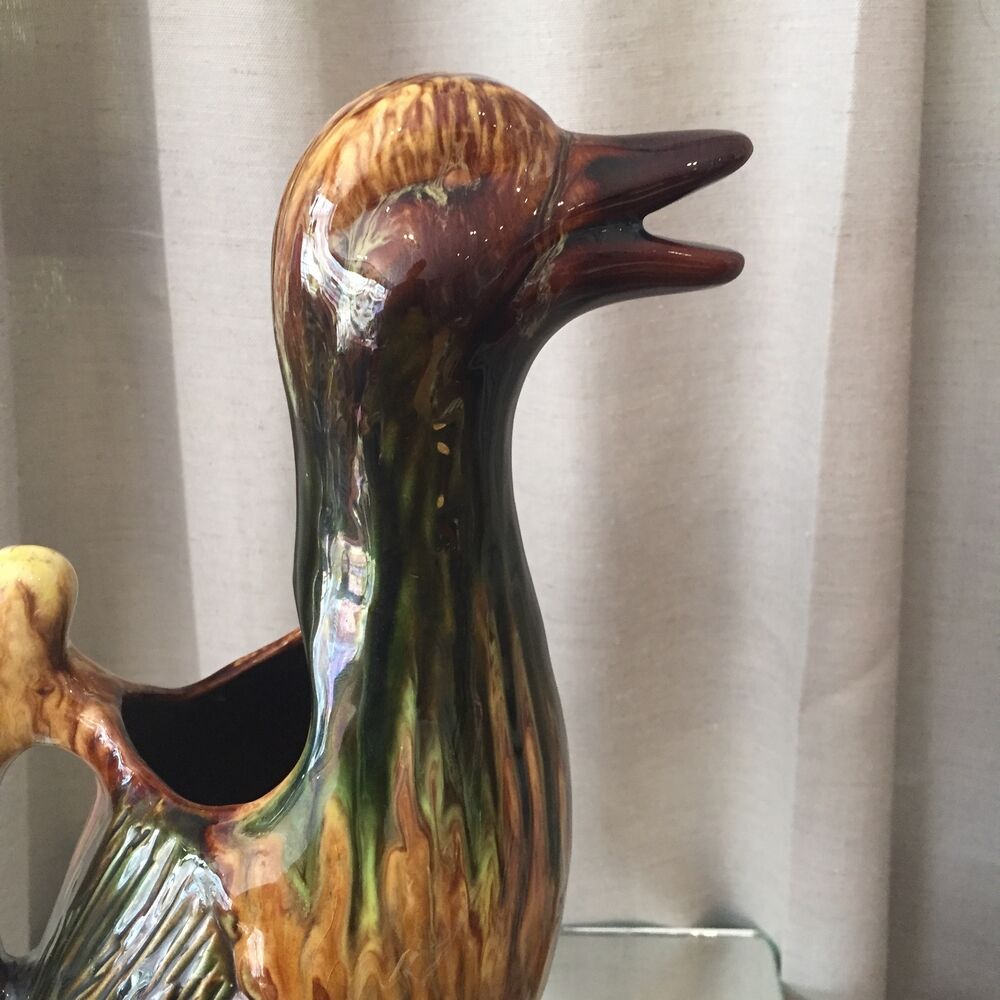 Pichet canard en ceramique vintage de vallauris