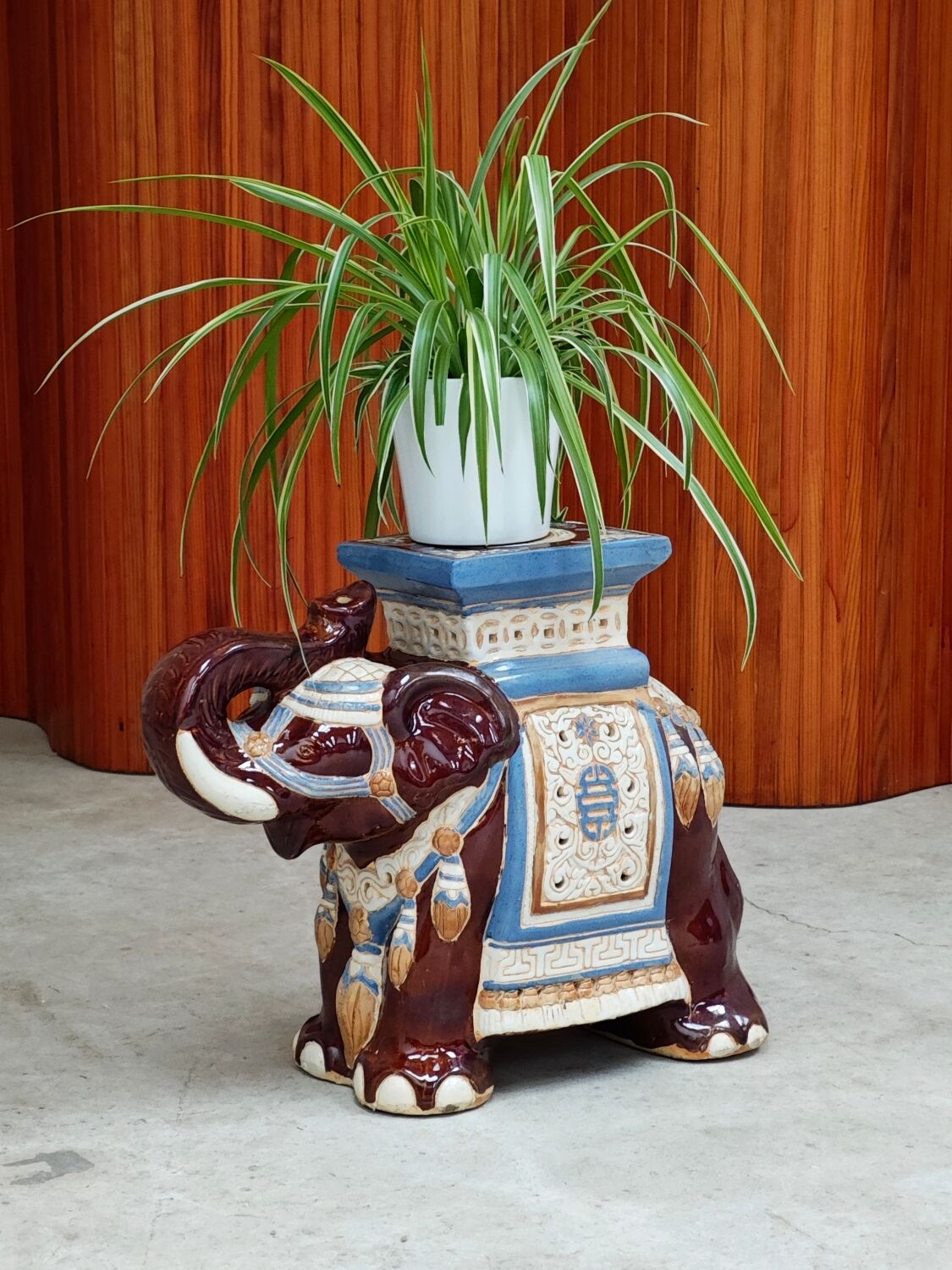 Elephant plant holder 1980