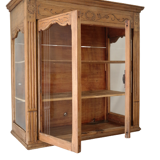 Old country window in walnut