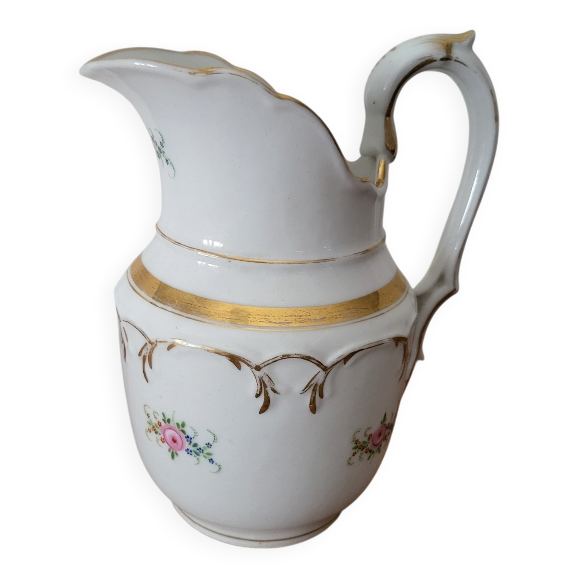 Pitcher Jug in Porcelain from Paris