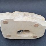 Vintage Lamp 70s Stone Sculpture by Arsène Galisson