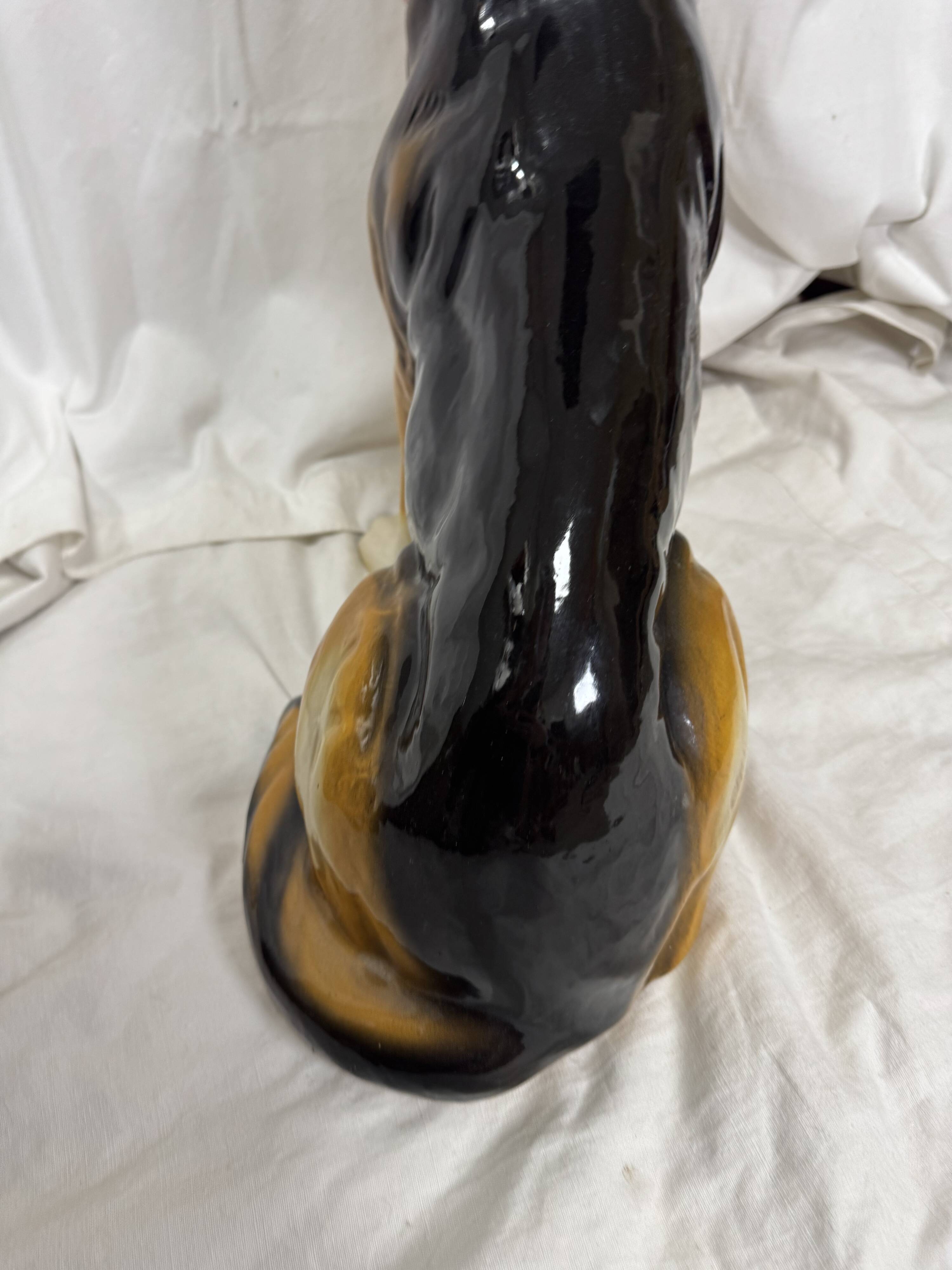 Ceramic dog, German shepherd
