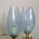 Pair of Blue Lamps edited by Rougier, France, circa 1970