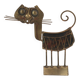 Brutalist sculpture of a cat in copper and brass by JARC, 1950s.