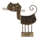 Brutalist sculpture of a cat in copper and brass by JARC, 1950s.